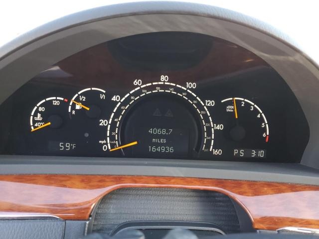 WDBNG83J43A337899 - 2003 MERCEDES-BENZ S 430 4MATIC SILVER photo 9