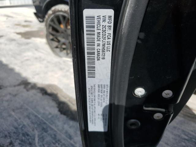 2C3CDZFJ7MH567219 - 2021 DODGE CHALLENGER R/T SCAT PACK BLACK photo 12