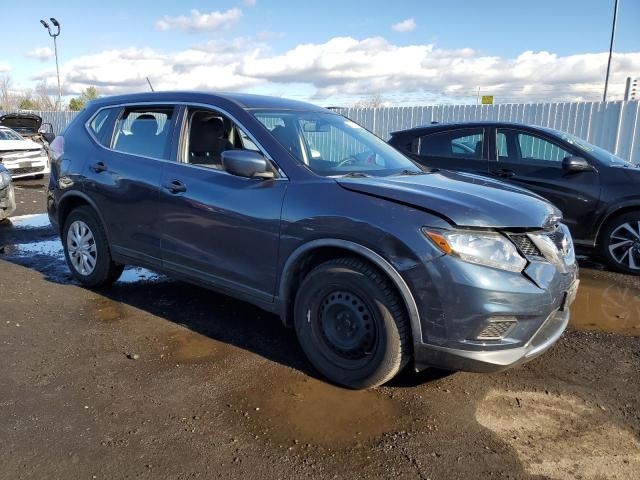 KNMAT2MV2GP663147 - 2016 NISSAN ROGUE S BLUE photo 4