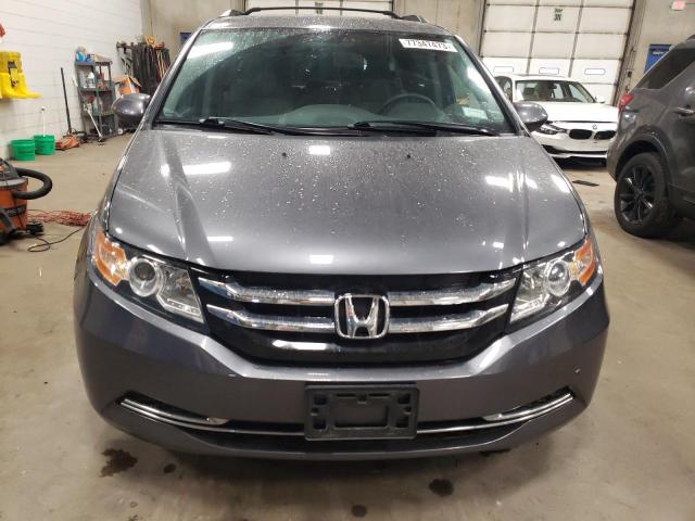 5FNRL5H4XGB133489 - 2016 HONDA ODYSSEY EX GRAY photo 5