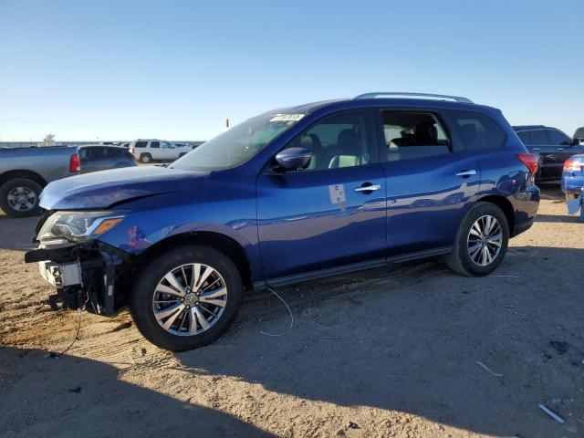 5N1DR2MN7KC617899 - 2019 NISSAN PATHFINDER S BLUE photo 1