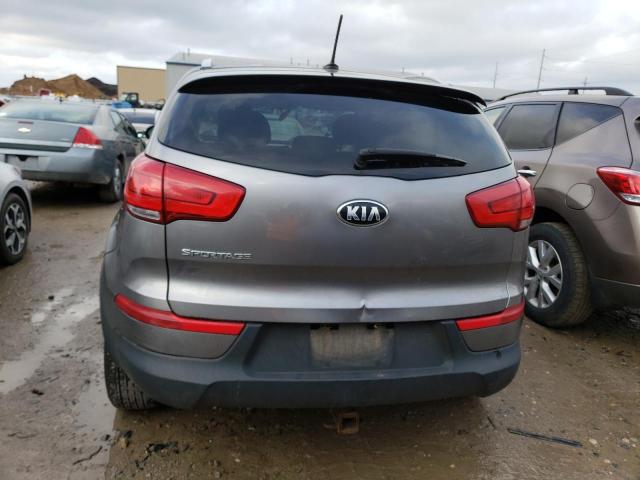 KNDPBCAC8F7786830 - 2015 KIA SPORTAGE LX SILVER photo 6