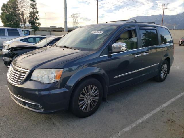 2C4RC1CG2DR623323 - 2013 CHRYSLER TOWN & COU TOURING L GRAY photo 1