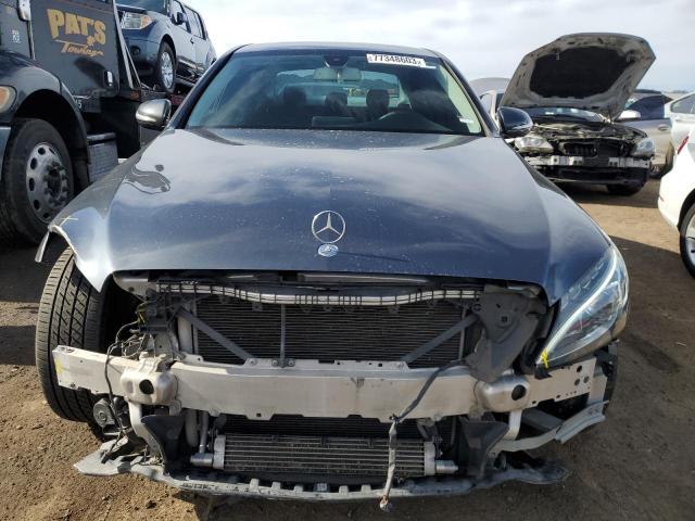 55SWF4JB9FU087065 - 2015 MERCEDES-BENZ C 300 GRAY photo 5