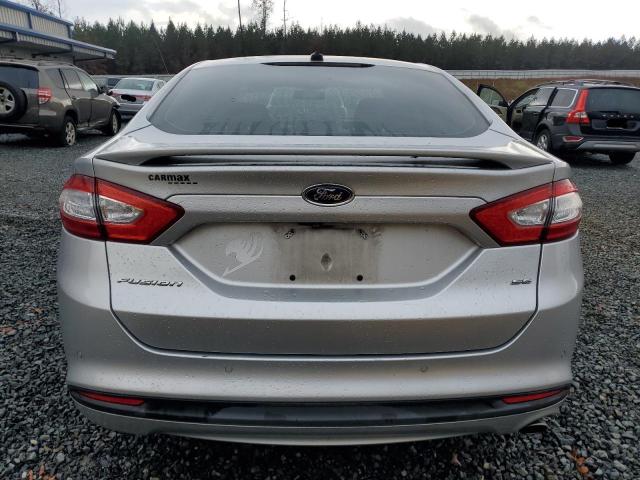 3FA6P0H76GR221772 - 2016 FORD FUSION SE SILVER photo 6