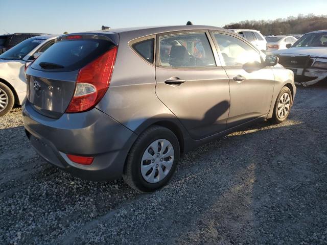 KMHCT5AE6FU217352 - 2015 HYUNDAI ACCENT GS GRAY photo 3