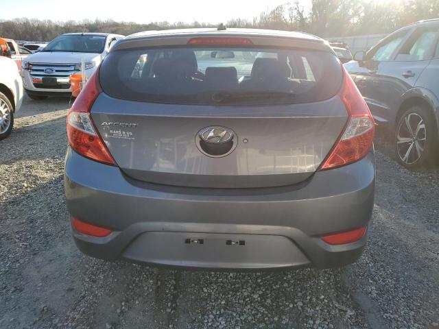 KMHCT5AE6FU217352 - 2015 HYUNDAI ACCENT GS GRAY photo 6