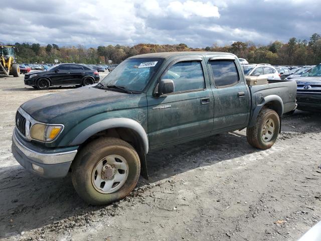 5TEGN92N41Z735773 - 2001 TOYOTA TACOMA DOUBLE CAB PRERUNNER GREEN photo 1