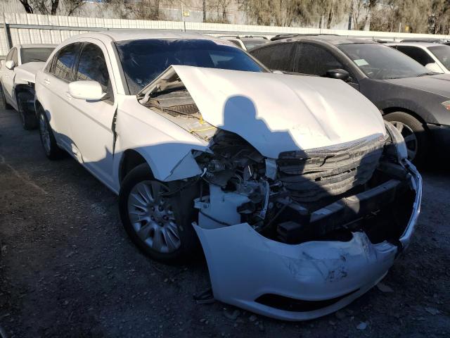 1C3CCBAB4DN606494 - 2013 CHRYSLER 200 LX WHITE photo 4