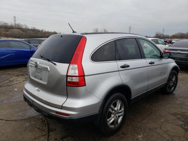 5J6RE3H57AL005488 - 2010 HONDA CR-V EX SILVER photo 3