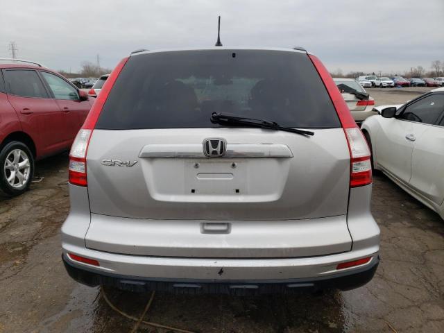 5J6RE3H57AL005488 - 2010 HONDA CR-V EX SILVER photo 6