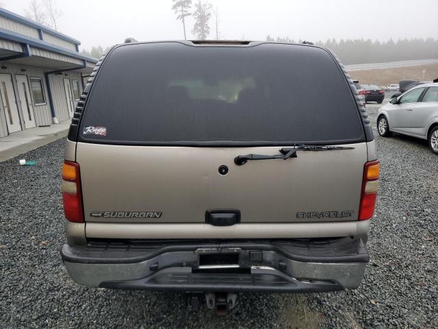 3GNGK26U32G206305 - 2002 CHEVROLET SUBURBAN K2500 TAN photo 6