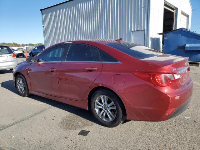 5NPEB4AC5EH935685 - 2014 HYUNDAI SONATA GLS BURGUNDY photo 2