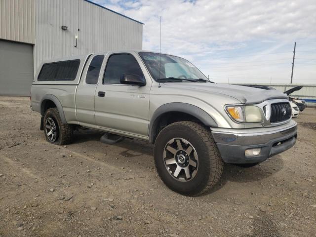 5TEWN72N04Z356211 - 2004 TOYOTA TACOMA XTRACAB SILVER photo 4