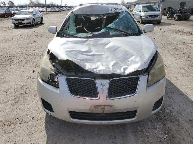 5Y2SM67059Z416642 - 2009 PONTIAC VIBE SILVER photo 5