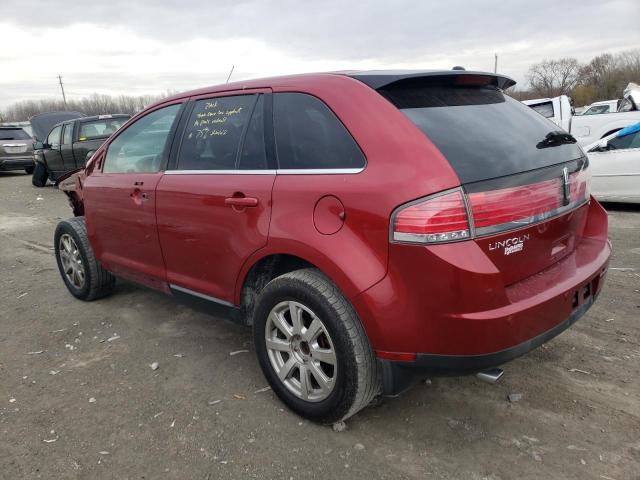 2LMDU68C78BJ38121 - 2008 LINCOLN MKX RED photo 2