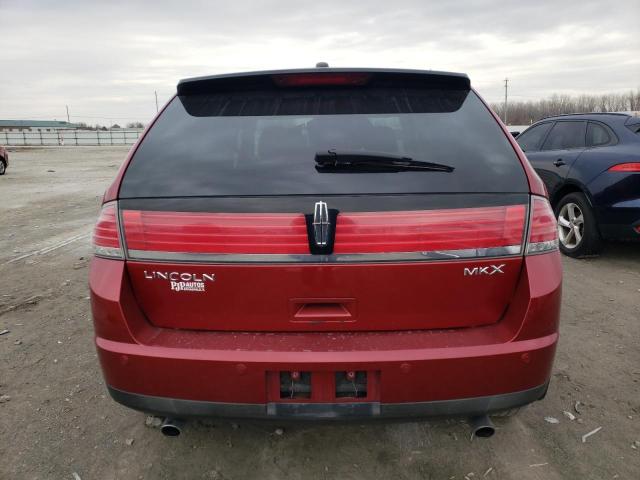 2LMDU68C78BJ38121 - 2008 LINCOLN MKX RED photo 6