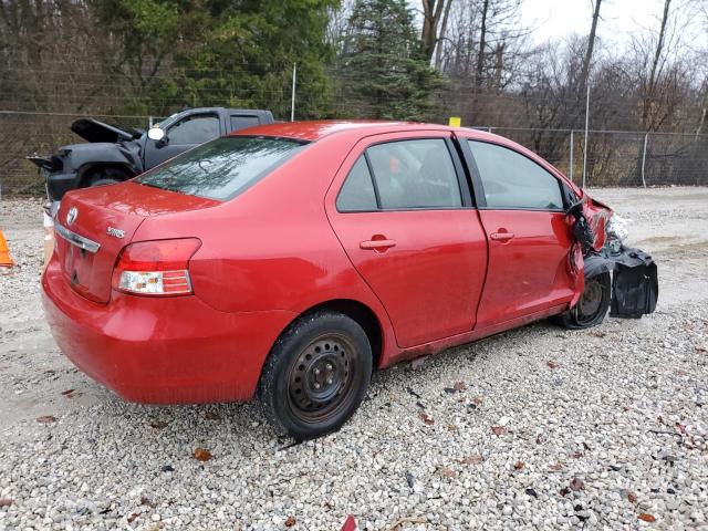 JTDBT903681214270 - 2008 TOYOTA YARIS RED photo 3