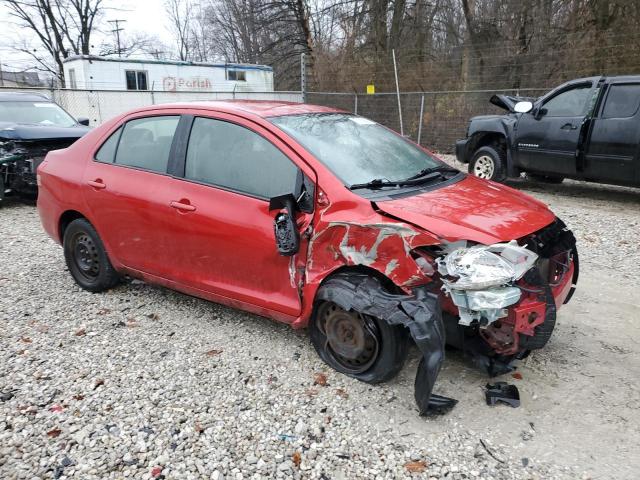 JTDBT903681214270 - 2008 TOYOTA YARIS RED photo 4