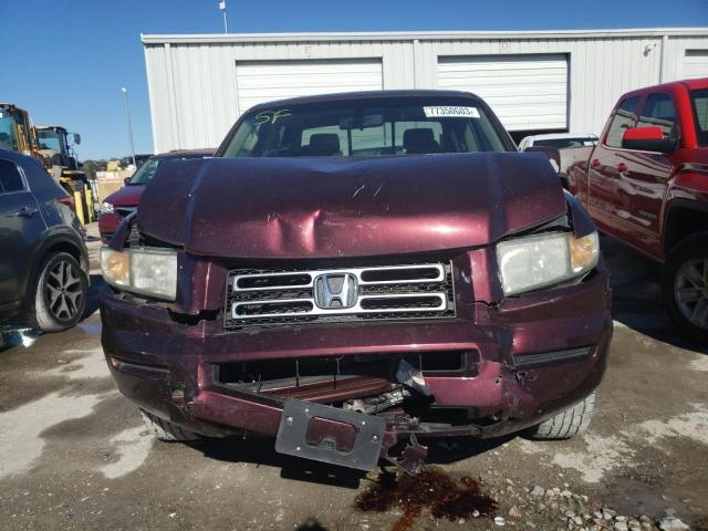 2HJYK16508H519641 - 2008 HONDA RIDGELINE RTL BURGUNDY photo 5