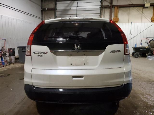 5J6RM4H30EL016426 - 2014 HONDA CR-V LX WHITE photo 6