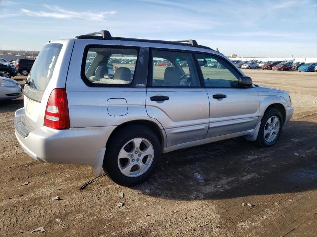 JF1SG65663H722881 - 2003 SUBARU FORESTER 2.5XS ვერცხლისფერი ფოტო 3