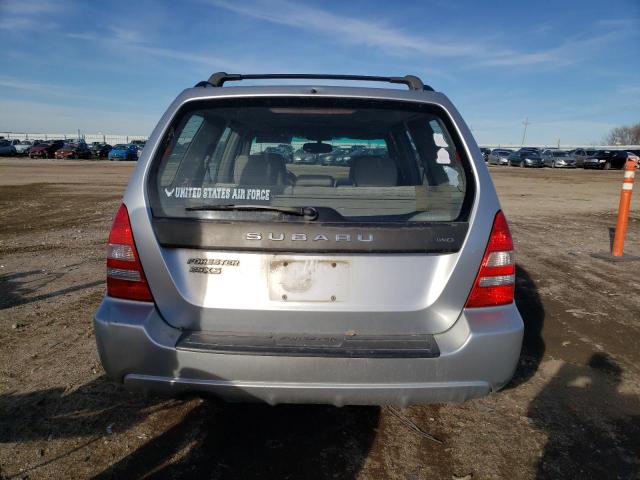 JF1SG65663H722881 - 2003 SUBARU FORESTER 2.5XS ვერცხლისფერი ფოტო 6