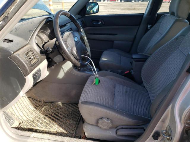 JF1SG65663H722881 - 2003 SUBARU FORESTER 2.5XS ვერცხლისფერი ფოტო 7