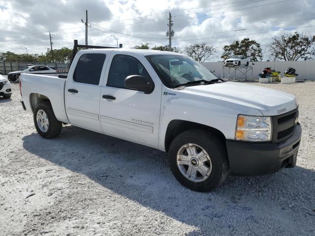 3GCUCUEJ8BG173085 - 2011 CHEVROLET SILVERADO C1500 HYBRID WHITE photo 4