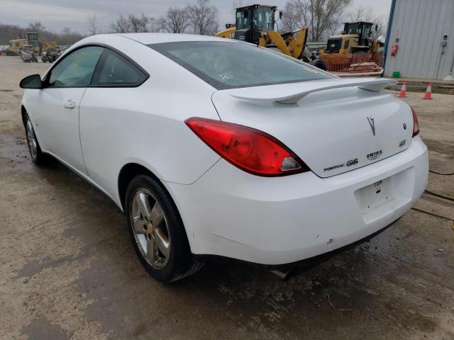 1G2ZH17N994157513 - 2009 PONTIAC G6 GT WHITE photo 2