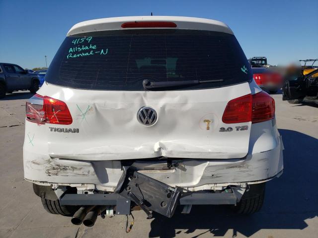 WVGAV7AX4DW537317 - 2013 VOLKSWAGEN TIGUAN S WHITE photo 6