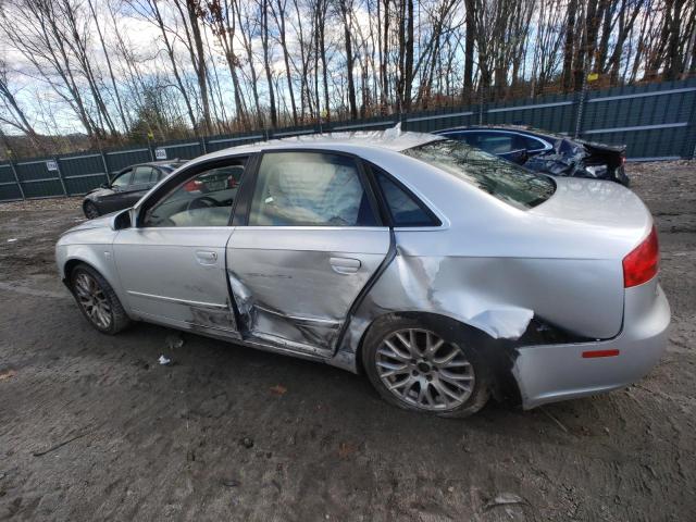 WAUDF78E97A031225 - 2007 AUDI A4 2.0T QUATTRO SILVER photo 2