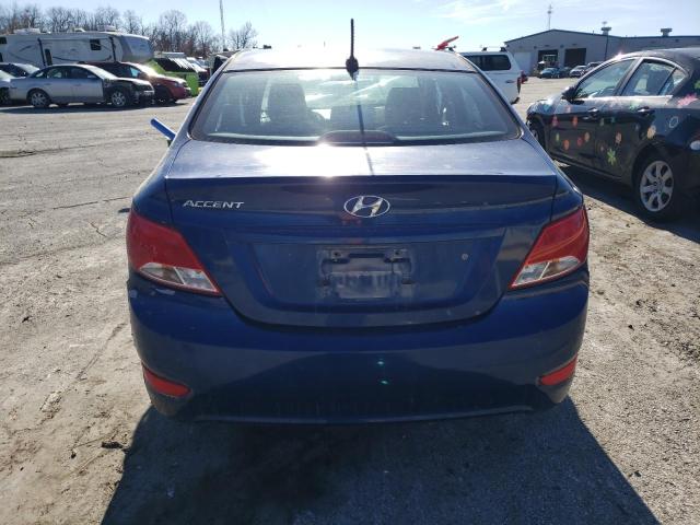 KMHCT4AE5GU998036 - 2016 HYUNDAI ACCENT SE BLUE photo 6