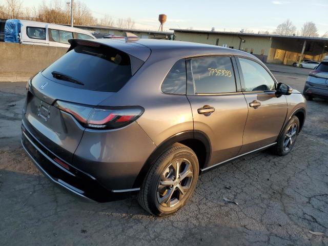 3CZRZ2H75RM703589 - 2024 HONDA HR-V EXL GRAY photo 3