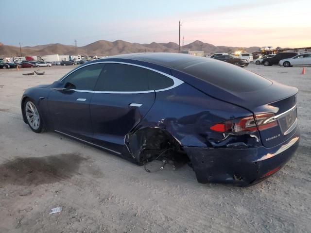 5YJSA1E2XHF180221 - 2017 TESLA MODEL S ლურჯი ფოტო 2