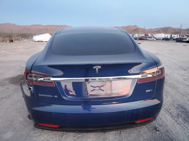 5YJSA1E2XHF180221 - 2017 TESLA MODEL S ლურჯი ფოტო 6