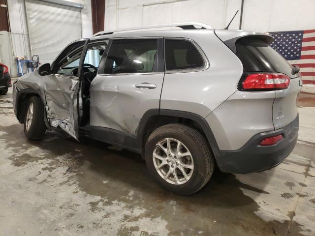 1C4PJMCB0FW749144 - 2015 JEEP CHEROKEE LATITUDE SILVER photo 2