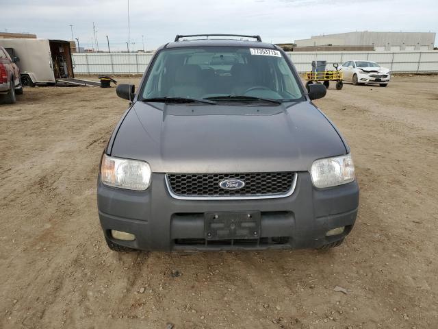 1FMYU031X3KB26169 - 2003 FORD ESCAPE XLT GRAY photo 5