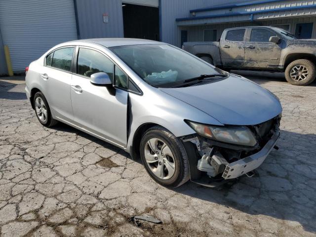 2HGFB2F53DH568944 - 2013 HONDA CIVIC LX SILVER photo 4