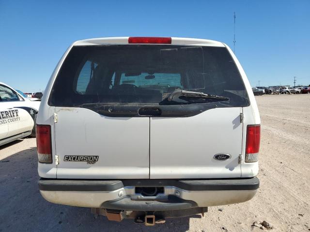 1FMNU41S8YEB26456 - 2000 FORD EXCURSION XLT WHITE photo 6