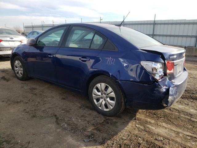 1G1PA5SH6D7238954 - 2013 CHEVROLET CRUZE LS BLUE photo 2