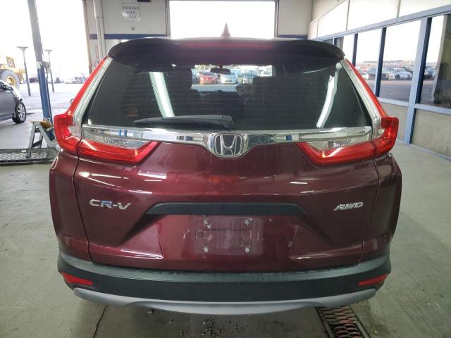 2HKRW6H37HH217602 - 2017 HONDA CR-V LX BURGUNDY photo 6