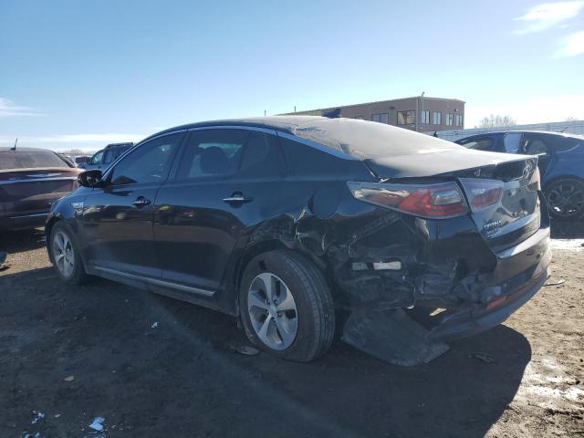 KNAGM4AD2F5081684 - 2015 KIA OPTIMA HYBRID BLACK photo 2