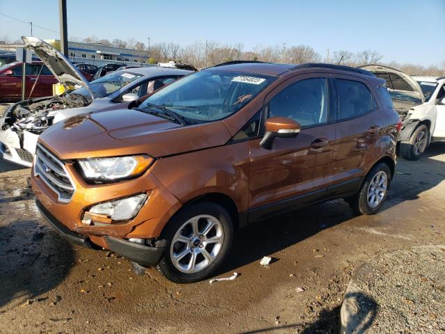 MAJ3P1TE7JC160629 - 2018 FORD ECOSPORT SE ORANGE photo 1