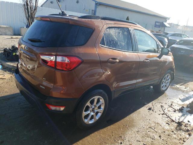 MAJ3P1TE7JC160629 - 2018 FORD ECOSPORT SE ORANGE photo 3