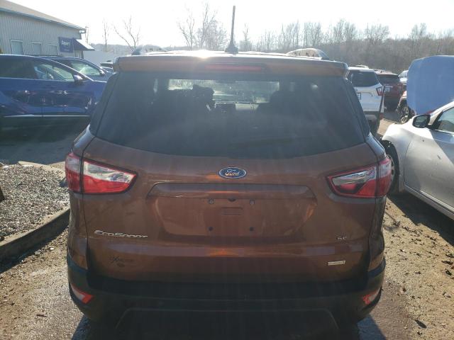 MAJ3P1TE7JC160629 - 2018 FORD ECOSPORT SE ORANGE photo 6