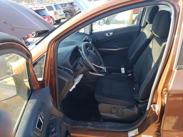 MAJ3P1TE7JC160629 - 2018 FORD ECOSPORT SE ORANGE photo 7