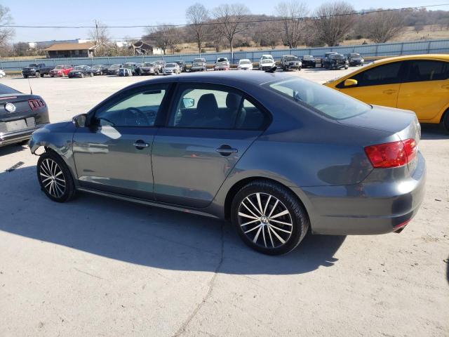 3VWDZ7AJ2BM372198 - 2011 VOLKSWAGEN JETTA SE GRAY photo 2