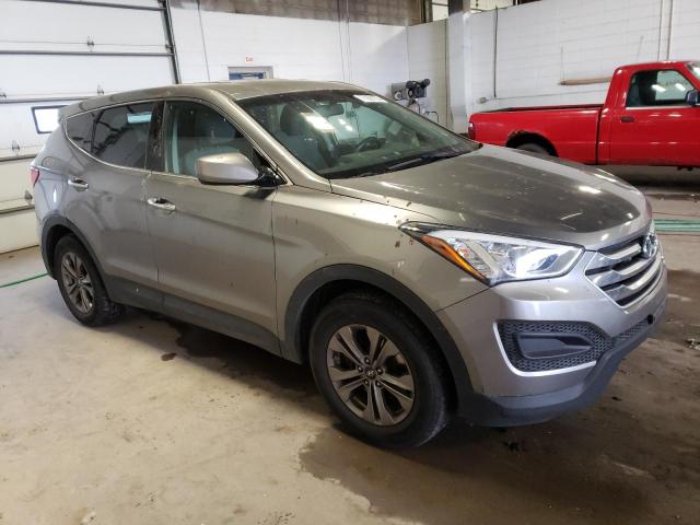 5XYZTDLB0FG279195 - 2015 HYUNDAI SANTA FE S GRAY photo 4