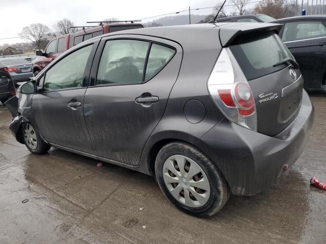 JTDKDTB34D1053497 - 2013 TOYOTA PRIUS C CHARCOAL photo 2